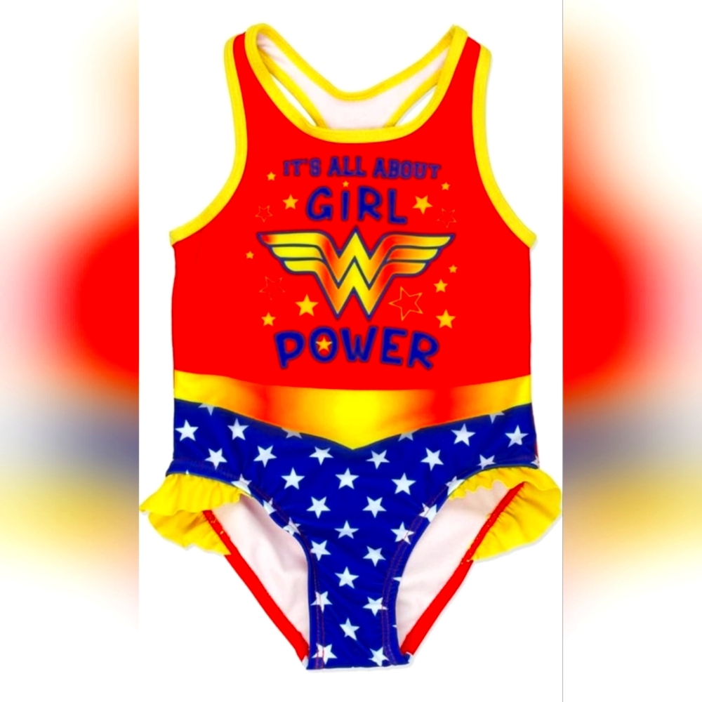 DC Comics Toddler Girls Bathing Suit